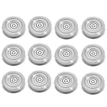 Imagem de Lâmina de substituição de cabeça de barbear compatível com navalhas elétricas Skull Shaver Pitbull, Butterfly Kiss e Palm Electric Razors, 12 peças