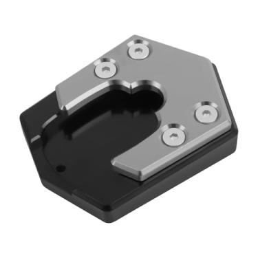 Imagem de Almofada de suporte de motocicleta ampliador de extensão lateral de substituição para Yamaha Xmax 125 200 300 XMAX125 XMAX200 XMAX300 2017-2023 Extensor de pedal de placa de suporte de pé (titânio)