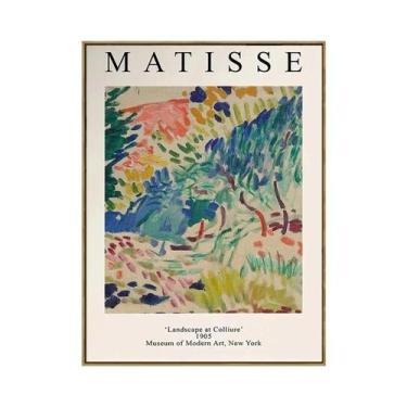 Imagem de Pôster De Arte Vintage Impresso Em Tela Van Gogh Monet Matisse Picasso