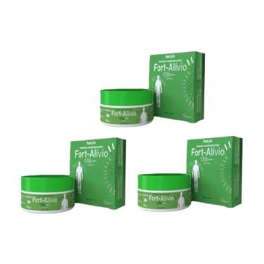 Imagem de Kit 3 Pomada Massageadora Fort-Alívio Canabinoides - 150g - FortLife