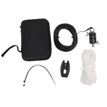 Imagem de Jectse Antena de Onda Curta Portátil, 3 a 30MHz QRP Fim Alimentado Com Meia Onda por 40m, 20m, 15m, 10m Bandas, SWR Baixo, Dispositivo de Ajuste, Adequado para o Modo CW ≤5w