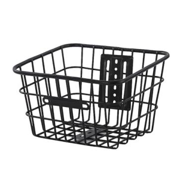 Imagem de KiBcsLic Cesta de bicicleta frontal para crianças Cesta de bicicleta infantil para crianças Triciclos para meninos e meninas Suporte de carga forte Fácil de, L Lamp Fork Mount