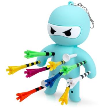 Imagem de Suporte de camiseta de golfe, porta-chaves de bola de golfe portátil Ninja presente de golfe acessórios de golfe para homens e mulheres suporte de camisetas de golfe engraçadas comporta até 12