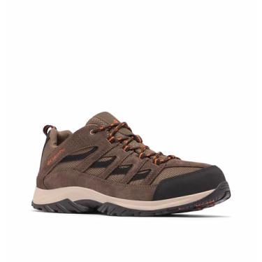 Imagem de Columbia Tênis de caminhada masculino Crestwood, Marrom camuflado/onda de calor, 8.5 Wide