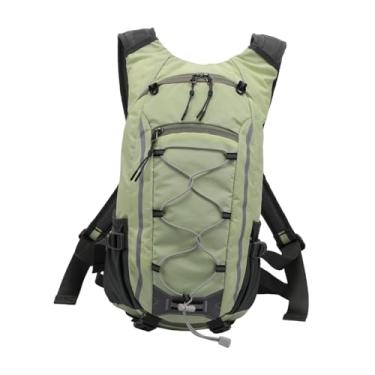Imagem de RNXRZANK Mochila de Ciclismo para Acampamento 13L, Mochila de Poliéster à Prova D'água, 24x12x43cm, Leve, Respirável, Multiuso, Luz Verde