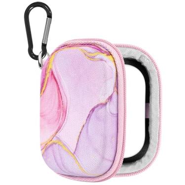 Imagem de Geekria NOVA Shield Capa para fones de ouvido compatível com Apple AirPods Pro2/Pro/4/3/2/1 True Wireless Earbud, bolsa de transporte de viagem rígida de substituição com clipe mosquetão portátil