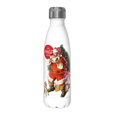 Imagem de Coca-Cola Garrafa de água de aço inoxidável Cola Puppy 482 ml, 500 ml, multicolorida
