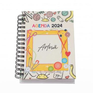 Imagem de Agenda Profissões 2024 Capa Dura Artesã A5 352 Pgs - Serv Color