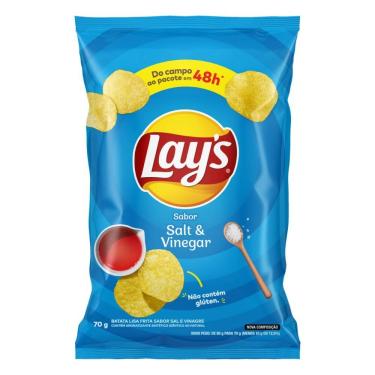 Imagem de Batata Lay`s Lisa Salt & Vinegar Pacote 70g