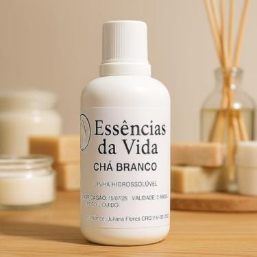 Imagem de Essências da Vida Chá Branco, Hidrossolúvel, 100ml, Fragrância Cítrica e Refrescante