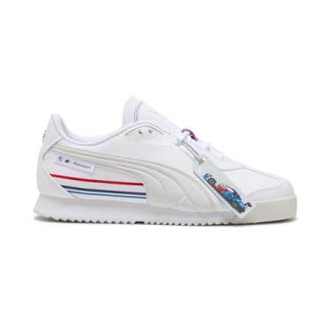 Imagem de PUMA BMW Motorsport Roma Tênis masculino, Branco-pop vermelho Ah25, 41