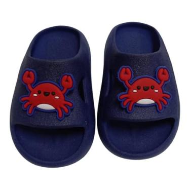 Imagem de Chinelo Nuvem Caranguejo Infantil Leve Divertido Unissex (Marinho, Normal, BR, Criança de 9 a 12 anos, Faixa Numérico, 25, 26)