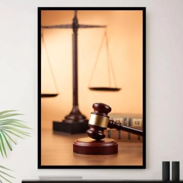 Imagem de Genérico, Quadro Direito Advogado Escritorio Decorativo A3 35x45cm