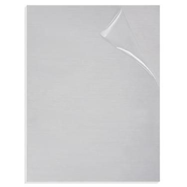 Imagem de OLYCRAFT Placa de alumínio 6061 T651 T651 de 21 x 15 cm coberta com película protetora, placa retangular plana plana de 3 mm de espessura para corte mecânico de artesanato industrial