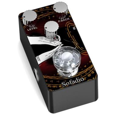 Imagem de Pedal de atraso de guitarra Sofadio True Bypass DC 9V para guitarra el