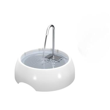 Imagem de Fonte Automática para Cães e Gatos 1,2L – Com Filtro de Carvão Ativado, Torneira Inox e Bomba Silenciosa com Ajuste de Fluxo, Água Sempre Fresca (ROSA 1200 ML)