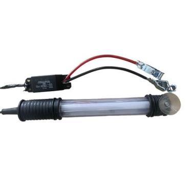 Imagem de Suporte para Luminária com Lâmpada UV 12V e Ventosa - Garra Jacaré - E