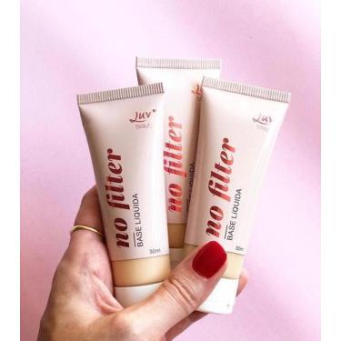 Imagem de Base Líquida No Filter - Luv Beauty para Todos os Tipos de Pele