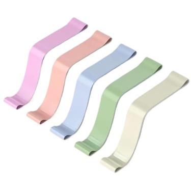 Imagem de Kit 5 Faixas Elásticas para Exercícios Multifuncional Yoga Fisioterapia e Treino Para Mulheres(Mais espesso （Alta Qualidade）)