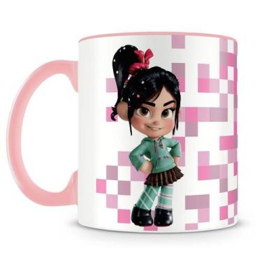 Imagem de Caneca Detona Ralph Personalizada - Porcelana Rosa - Amo Canecas