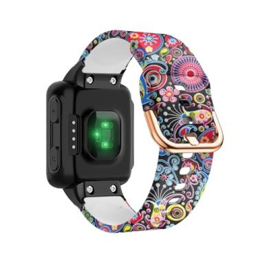 Imagem de Pulseira de relógio compatível com Garmin Forerunner 35, pulseira de silicone para homens e mulheres (água-viva)