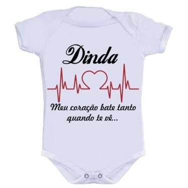 Imagem de Body Divertido - Coração da Dinda - KALUNDU KIDS, GG
