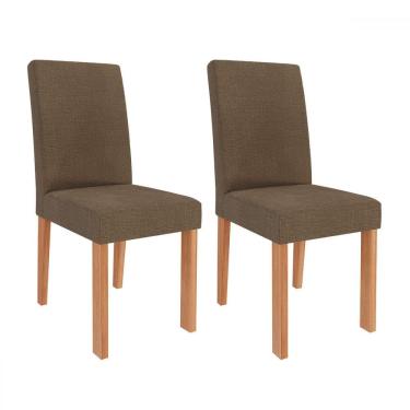 Imagem de Cadeiras Kit 2 Cadeiras Maia Cinamomo/Mascavo - Cimol