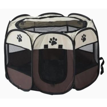 Imagem de Casinha Cercado Tenda Pet Dobrável Portátil Cachorro Gato