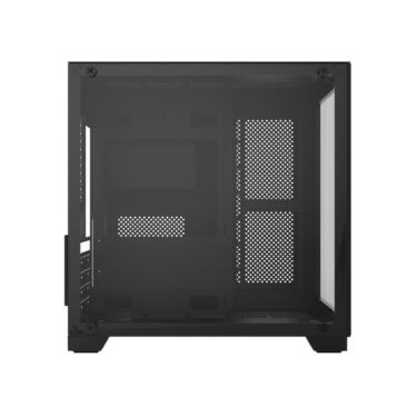 Imagem de Gabinete Gamer Forcefield BLACK Vulcan - Frontal e Lateral em Vidro - PCYES - GFFBVP