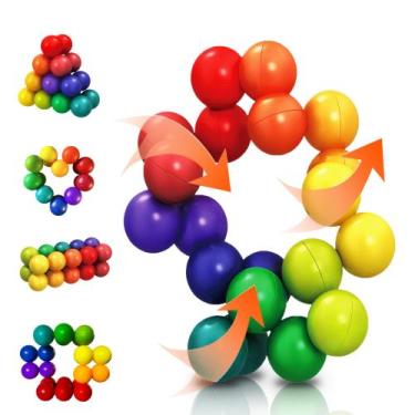 Imagem de Bola educacional Sensory Fidget Toy Dr.Kbder para crianças de 3 a 12 a