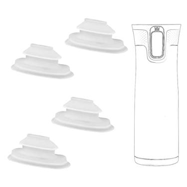 Imagem de 4 peças de substituição para Contigo West Loop, tampa de caneca de café de viagem com vedação automática, tampa de borracha, tampa de tampa, tampa de caneca de café, acessórios de caneca de viagem