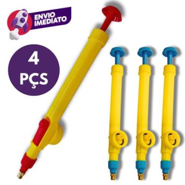 Imagem de Kit Pulverizador Manual Acoplável Garrafa Pet Pressão Borrifador Com M