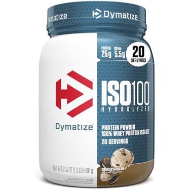 Imagem de Dymatize Whey Iso 100 610g Cookies & Cream, Branco