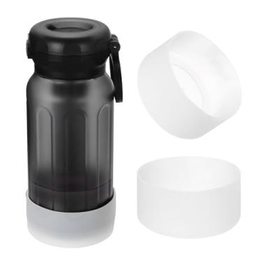 Imagem de Bota de silicone para garrafa de água 907 g 1,134 g, 2 peças de mangas protetoras de garrafa de água antiderrapantes capa inferior para acessórios de garrafas de água, transparente