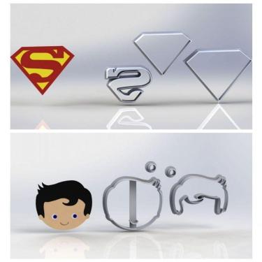 Imagem de Cortador Kit Superman Modular Tamanho 6 Cm