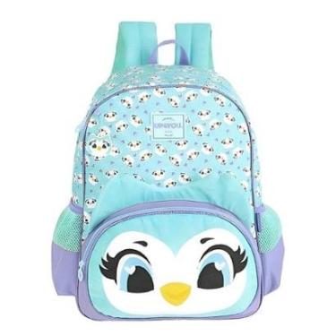 Imagem de Mochila De Costas Infantil Criança Escolar Feminina Coala e Coruja-Feminino