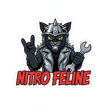 Imagem de Adesivo Decorativo para Carro e Moto, Modelo Gatinho (Adesivo86)