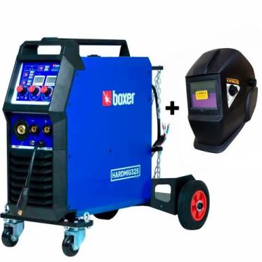 Imagem de Kit Inversora de solda Multiprocesso 300A Hardmig 325 Flex + Máscara d