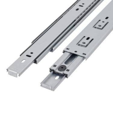 Imagem de Corrediças para Gavetas, Kit 8 Corrediças Telescópicas Light Gaveta Aço Trilho com Parafusos Leve(30cm)