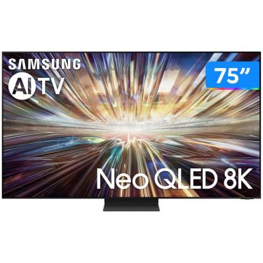 Imagem de Smart TV 75” 8K MINI LED Neo QLED Samsung AI Big TV QN75QN800