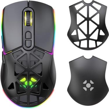 Imagem de Mouse Gamer Sem Fio Wireless Striker Air Preto Fortrek