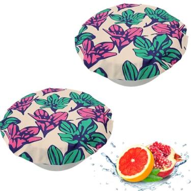 Imagem de Capas à prova de pão de algodão de cera de abelha – Capas de tigela de massa reutilizáveis para aumentar e armazenar, alternativa ecológica ao envoltório plástico, cozinha colorida essencial para