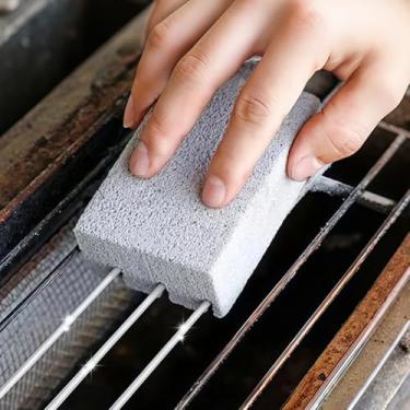 Imagem de 6 peças de bloco de tijolos de limpeza de grelha para remover manchas de sujeira para remover forno, fogão, banheiro, piscina