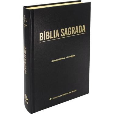 Imagem de Bíblia Sagrada - ARC - Letra Grande - Capa Dura - Preta - SBB