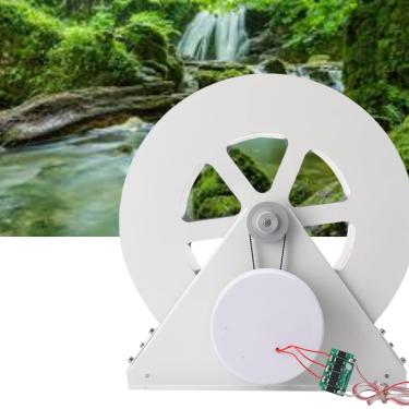 Imagem de Gerador De Turbina Micro HidreléTrica 100W, Gerador De Roda De áGua De Baixa Velocidade Para GeraçãO De IluminaçãO Externa DoméStica Equipamento De Energia Gerador De Turbina De áGua HidreléTrica