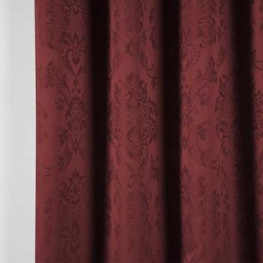 Imagem de Cortina Porta Jacquard Cortinas para Sala e Quarto Cozinha(VINHO)