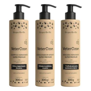 Imagem de Kit Super Premium Pet Shampoo Ozonizado + Condicionador + Máscara ´interdit