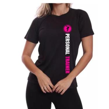 Imagem de Camiseta Feminina Baby Look DryFit Personal Trainer Uniforme - Criel C