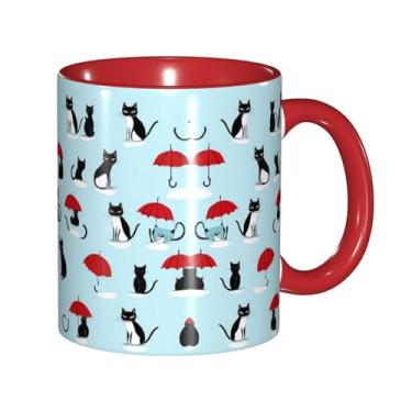 Imagem de Zeraoke Caneca de café criativa com estampa de dachshund parisiense, personalizada, presente para família, tamanho de 325 ml, unissex