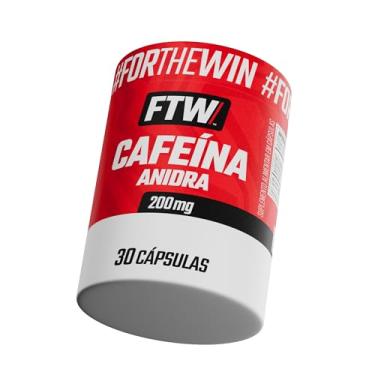 Imagem de FTW Cafeína Anidra 200mg com 30 Cápsulas, Suplemento para Energia, Foco e Desempenho